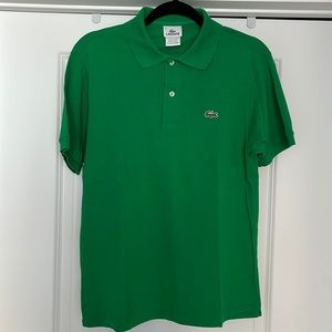Lacoste mens short sleeve polo. Size 4.